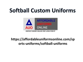 Custom Softball Uniforms