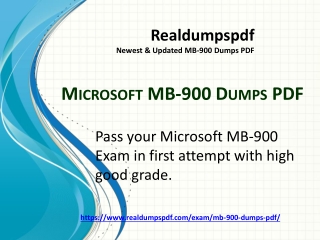 Microsoft MB-900 Dumps PDF & Best Way To Success In Exam