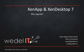 XenApp &amp; XenDesktop 7