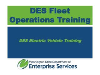 DES Fleet Operations Training