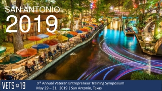 9 th Annual Veteran Entrepreneur Training Symposium