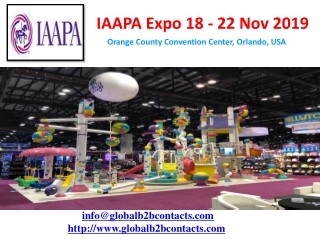 IAAPA Expo 18 - 22 Nov 2019