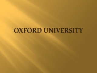 OXFORD UNIVERSITY