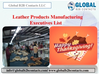 Leather Products Manufacturing Executives List