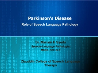 Parkinson’s Disease