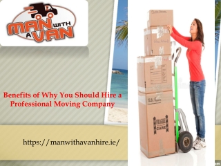 Benefits of Why You Should Hire a Professional Moving Company