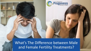 What’s The Difference between Male and Female Fertility Treatments?