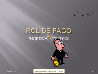 ROL DE PAGO