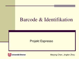 Barcode &amp; Identifikation