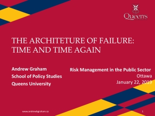 THE ARCHITETURE OF FAILURE: TIME AND TIME AGAIN