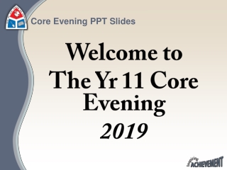 Core Evening PPT Slides