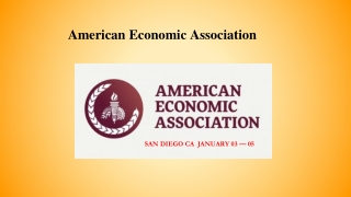 American Economic Association