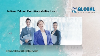 Indiana C-Level Executives Mailing Leads