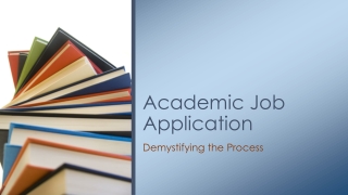 Academic Job Application