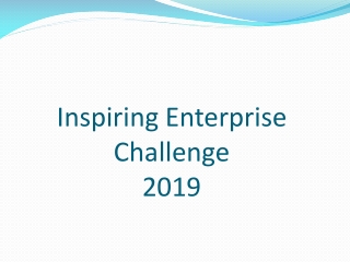 Inspiring Enterprise Challenge 2019