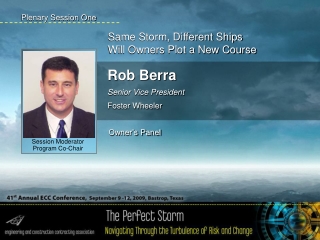 Rob Berra Senior Vice President Foster Wheeler