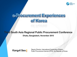 e-Procurement Experiences of Korea