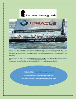 Oracle Competitors - Bstrategyhub.com