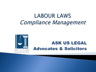 LABOUR LAWS Compliance Management