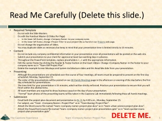 Read Me Carefully (Delete this slide.)