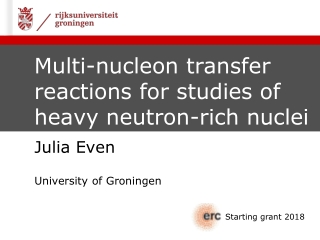 Multi-nucleon transfer reactions for studies of heavy neutron-rich nuclei