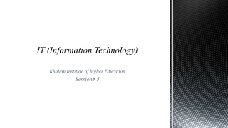 IT (Information Technology)