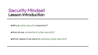 Security Mindset