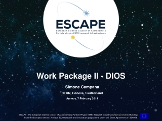 Work Package II - DIOS