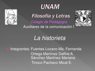 UNAM Filosofía y Letras