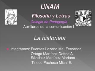 UNAM Filosofía y Letras