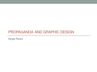 Propaganda and Graphic Design