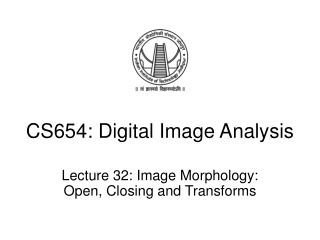 CS654: Digital Image Analysis