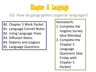 Chapter 5 Language