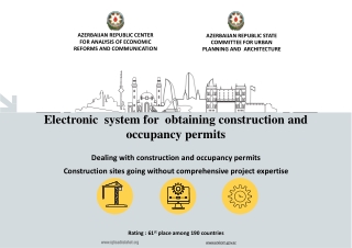 Electronic system for obtaining construction and occupancy permits