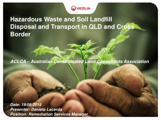 Hazardous Waste and Soil Landfill Disposal and Transport in QLD and Cross Border