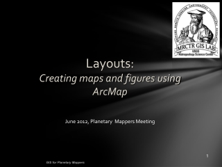 Layouts: Creating maps and figures using ArcMap