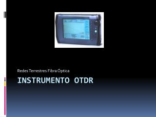 Instrumento OTDR