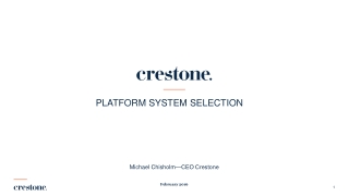 Platform System Selection