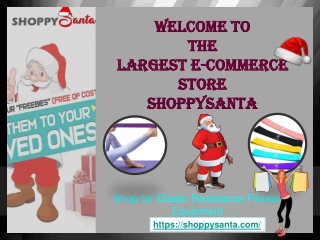 Buy Elastic Resistance Fitness Equipment at ShoppySanta.