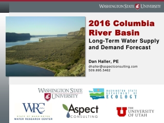 2016 Columbia River Basin Long-Term Water Supply and Demand Forecast