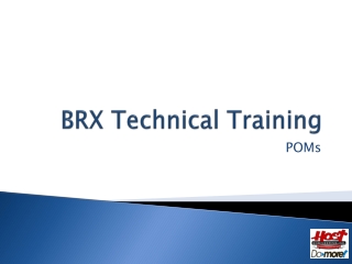 BRX Technical Training