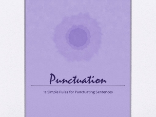 Punctuation