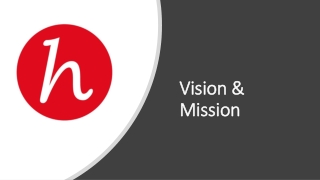 Vision &amp; Mission