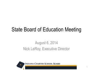 State Board of Education Meeting