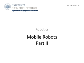 Mobile Robots Part II