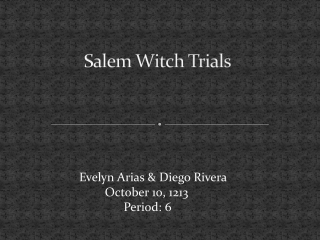 Salem Witch Trials