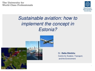 Sustainable aviation: how to implement the concept in Estonia?