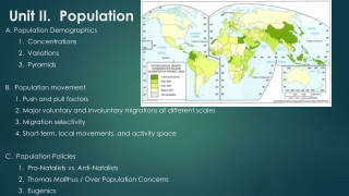 Unit II . Population