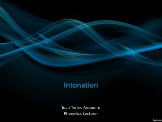 Intonation