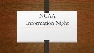 NCAA Information Night